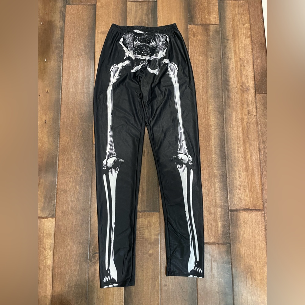 Skeleton Leggings Halloween Costume 💀